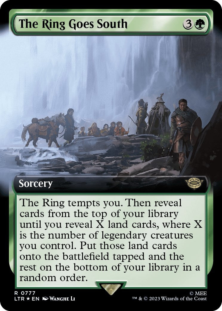 The Ring Goes South Extended Art Surge Foil (777) [LTR]