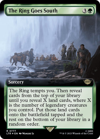 The Ring Goes South Extended Art Surge Foil (777) [LTR]