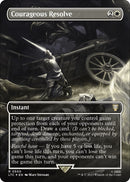 Courageous Resolve Borderless Surge Foil (550) [LTC]