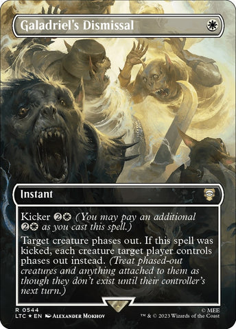 Galadriels Dismissal Borderless Surge Foil (544) [LTC]