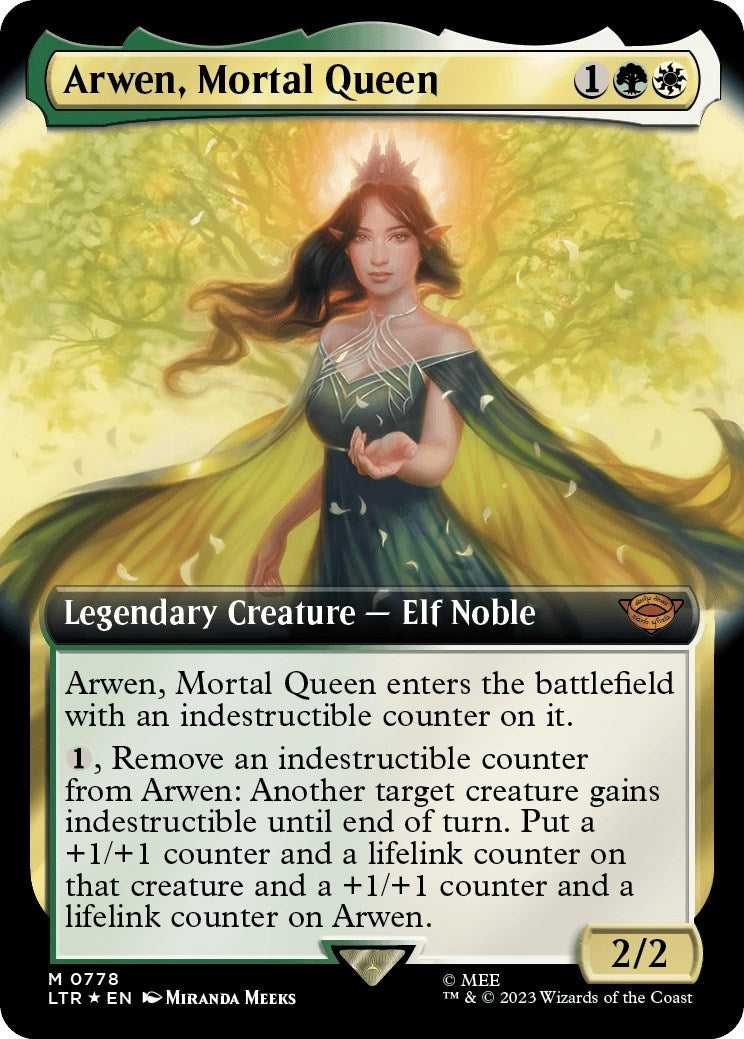 Arwen Mortal Queen Extended Art Surge Foil (778) [LTR]