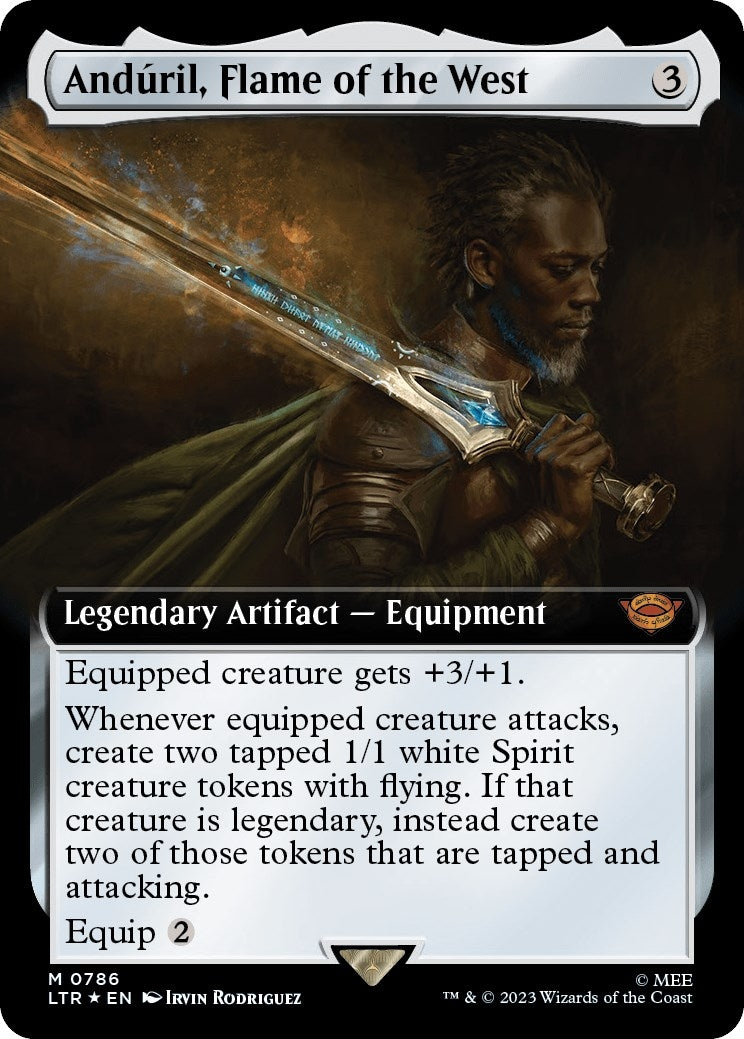 Anduril Flame of the West Extended Art Surge Foil (786) [LTR]