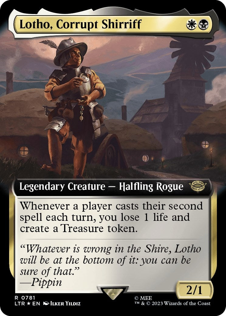 Lotho Corrupt Shirriff Extended Art Surge Foil (781) [LTR]