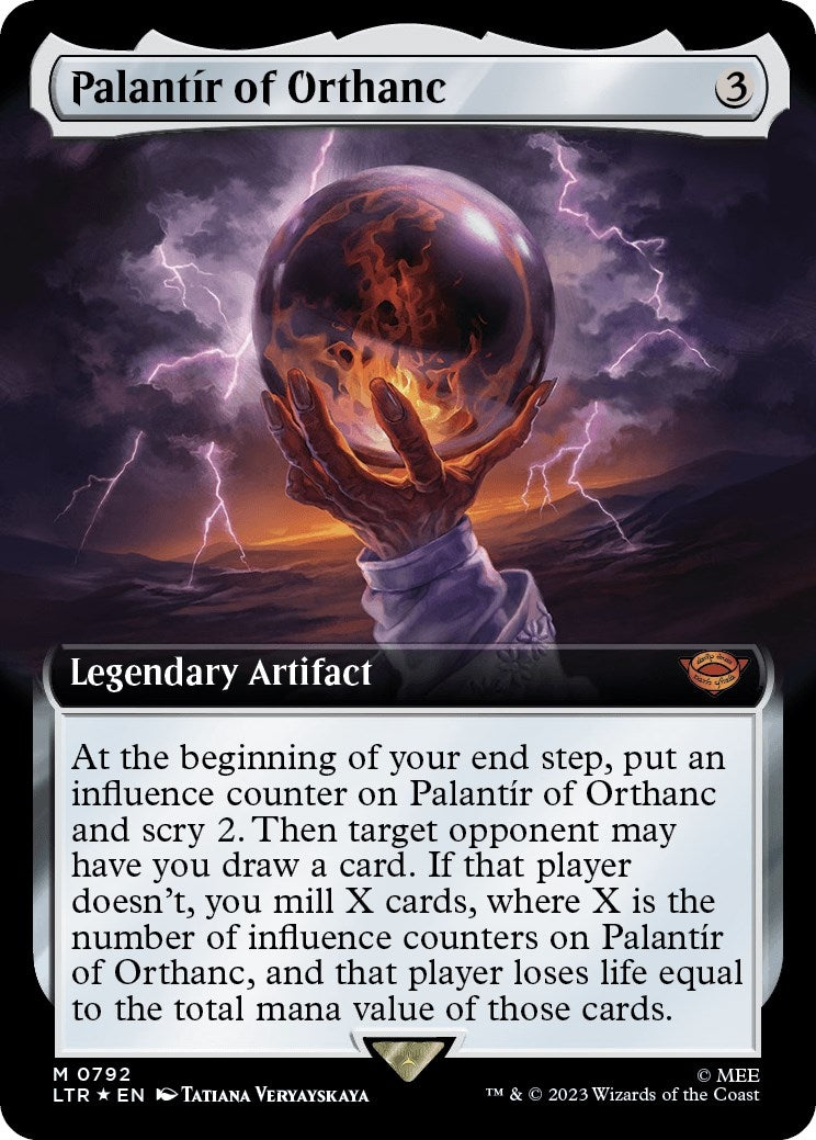 Palantir of Orthanc Extended Art Surge Foil (792) [LTR]