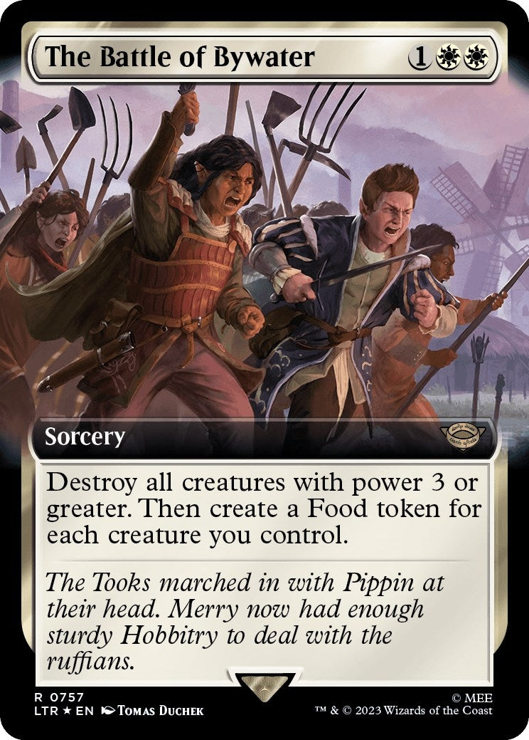 The Battle of Bywater Extended Art Surge Foil (757) [LTR]