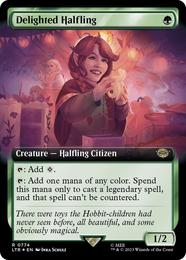Delighted Halfling Extended Art Surge Foil (774) [LTR]