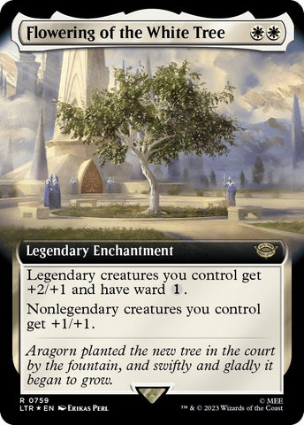 Flowering of the White Tree Extended Art Surge Foil (759) [LTR]