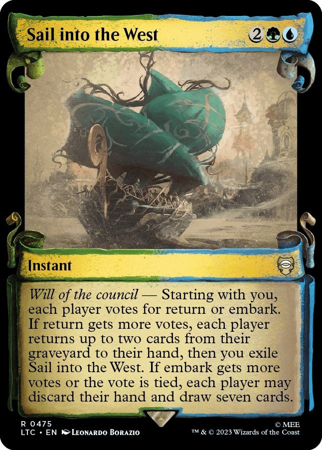 Sail into the West Showcase Scrolls (475) [LTC]