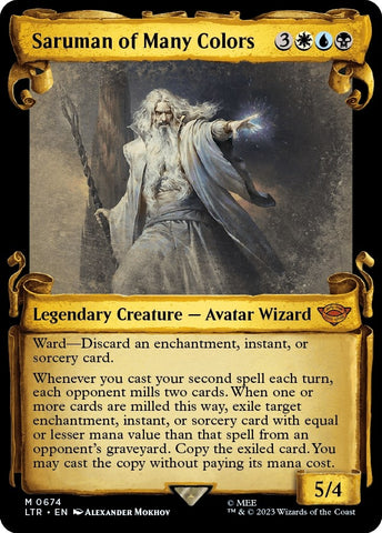 Saruman of Many Colors Showcase Scrolls (674) [LTR]