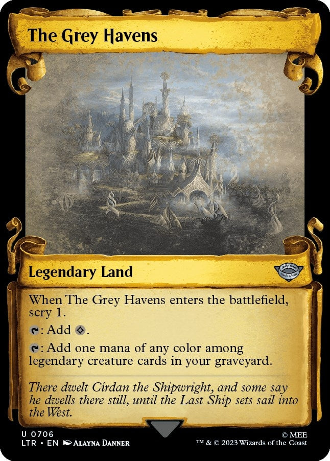 The Grey Havens [The Lord of the Rings: Tales of Middle-Earth Showcase Scrolls]
