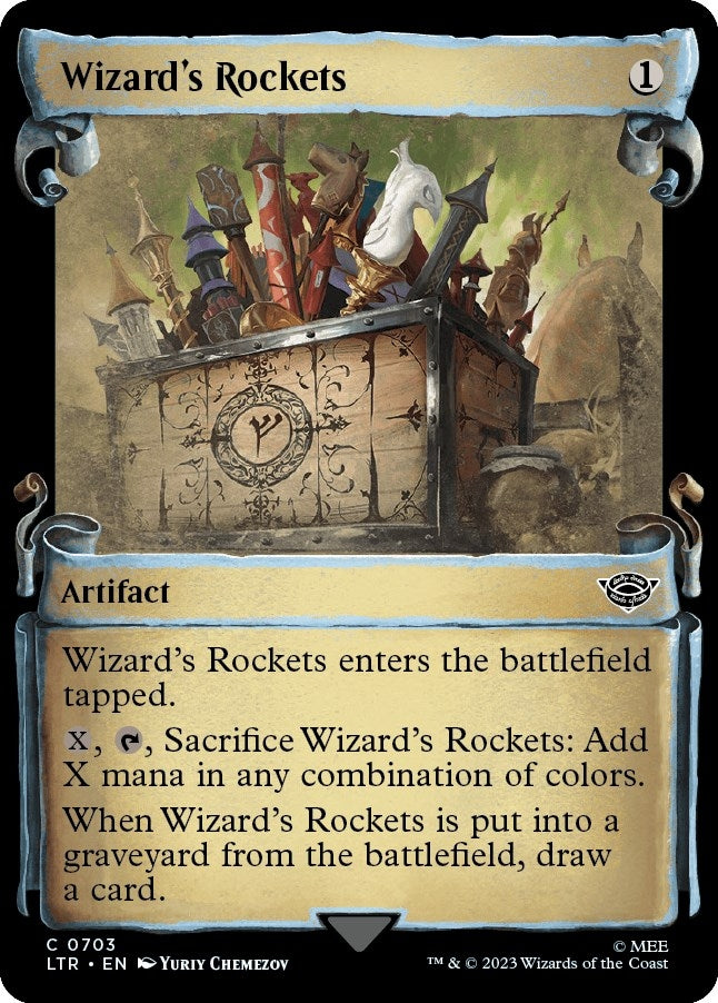 Wizards Rockets Showcase Scrolls (703) [LTR]