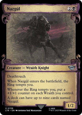 Nazgul 0729 Showcase Scrolls (729) [LTR]