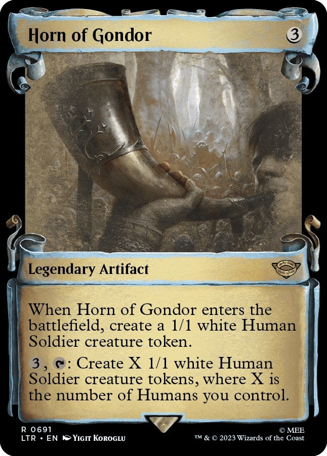 Horn of Gondor Showcase Scrolls (691) [LTR]