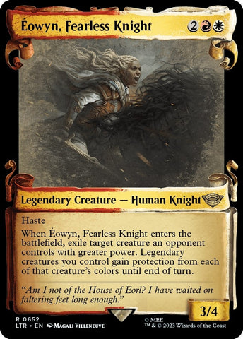 Eowyn Fearless Knight Showcase Scrolls (652) [LTR]