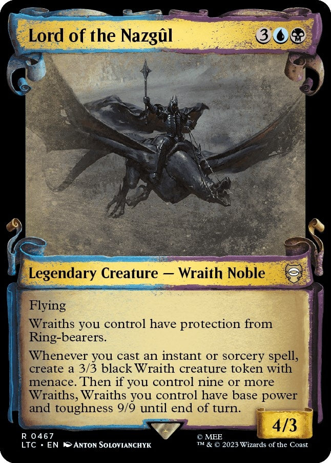 Lord of the Nazgul Showcase Scrolls (467) [LTC]