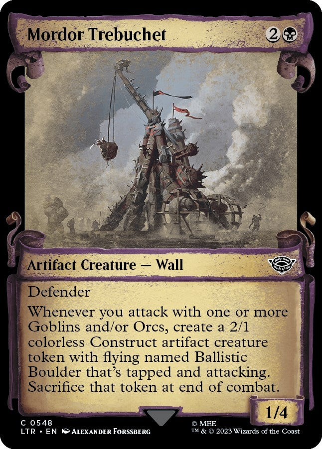Mordor Trebuchet [The Lord of the Rings: Tales of Middle-Earth Showcase Scrolls]