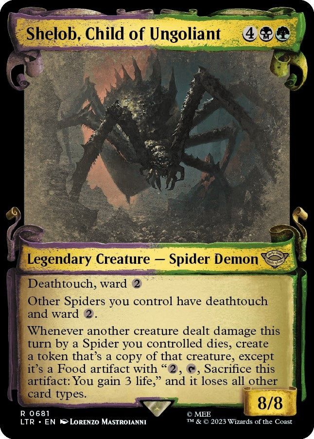 Shelob Child of Ungoliant Showcase Scrolls (681) [LTR]