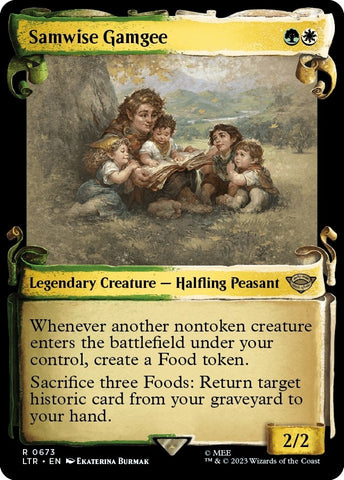 Samwise Gamgee Showcase Scrolls (673) [LTR]