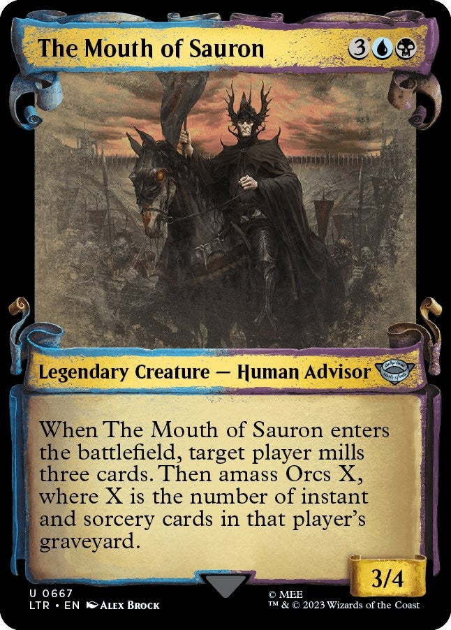The Mouth of Sauron Showcase Scrolls (667) [LTR]