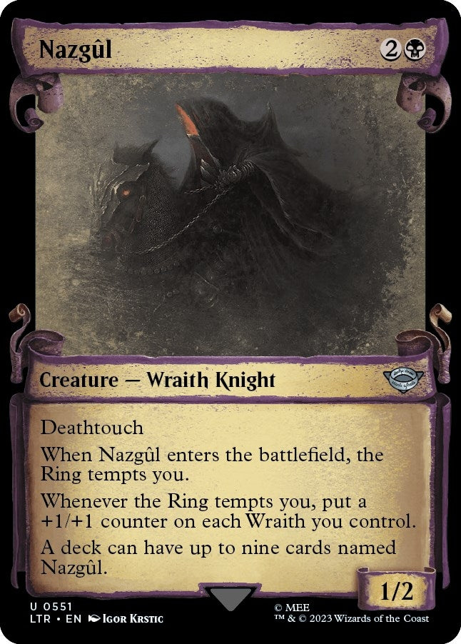 Nazgul 0551 Showcase Scrolls (551) [LTR]