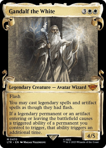 Gandalf the White Showcase Scrolls (470) [LTR]