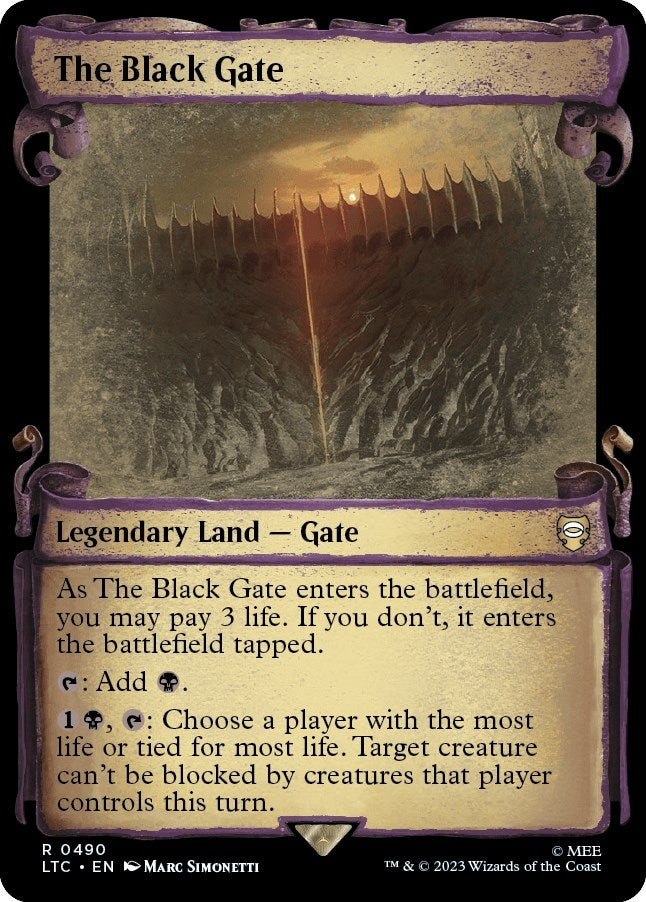 The Black Gate Showcase Scrolls (490) [LTC]