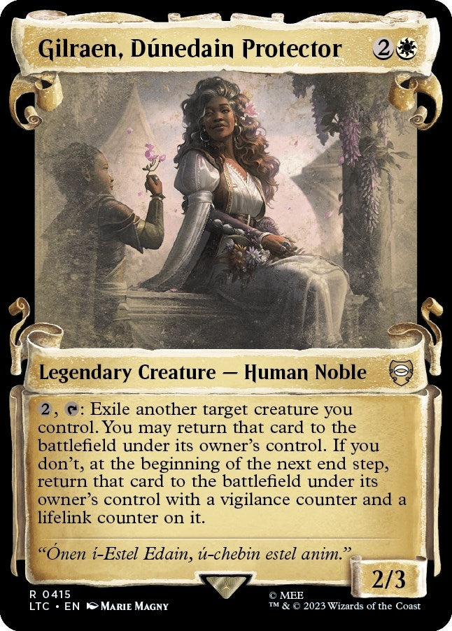 Gilraen, Dunedain Protector [The Lord of the Rings: Tales of Middle-Earth Commander Showcase Scrolls]