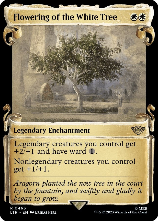 Flowering of the White Tree Showcase Scrolls (466) [LTR]