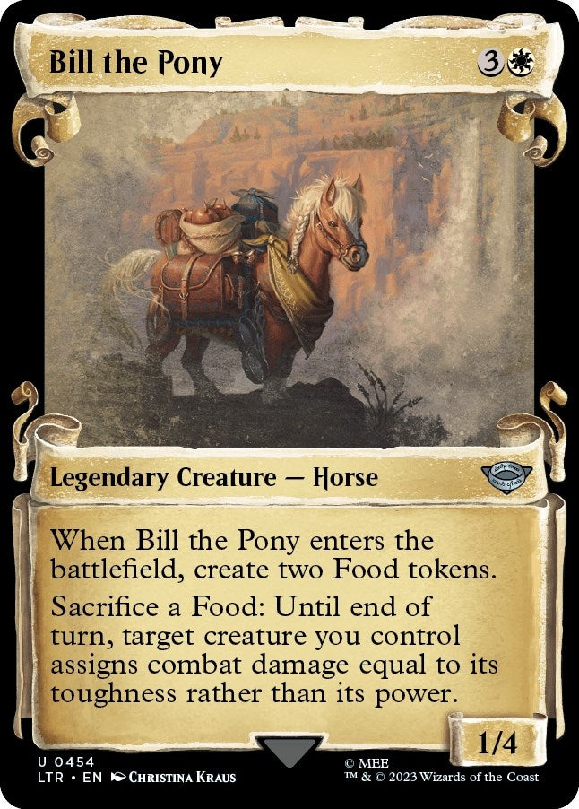 Bill the Pony Showcase Scrolls (454) [LTR]