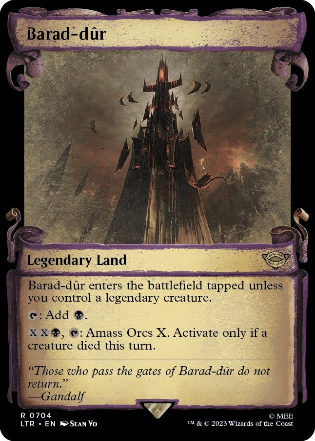 Barad dur Showcase Scrolls (704) [LTR]