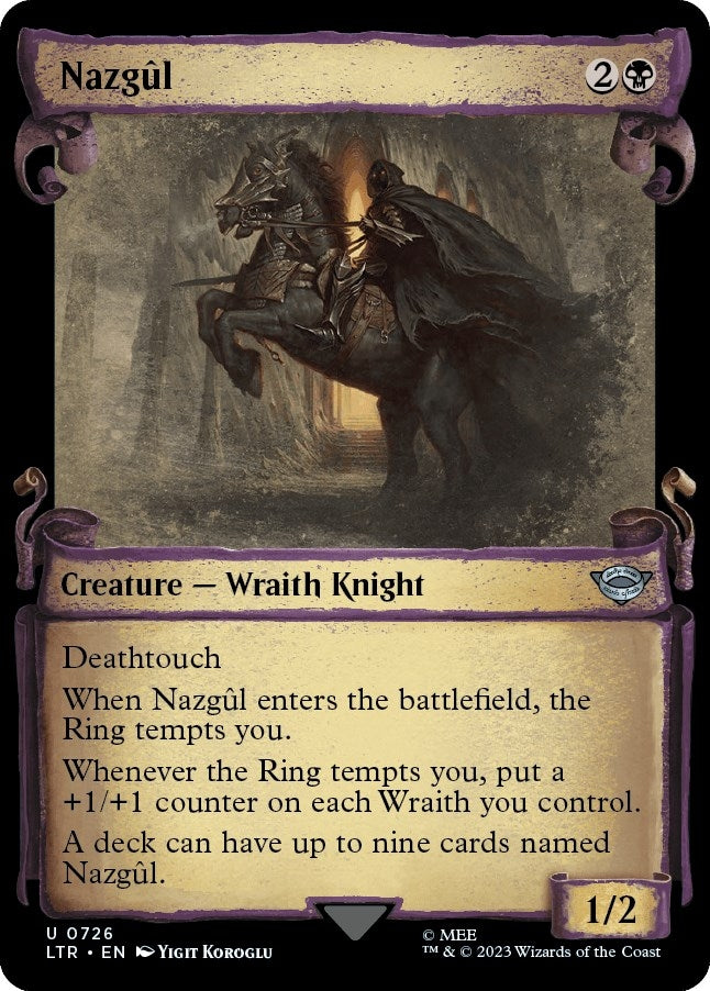Nazgul 0726 Showcase Scrolls (726) [LTR]