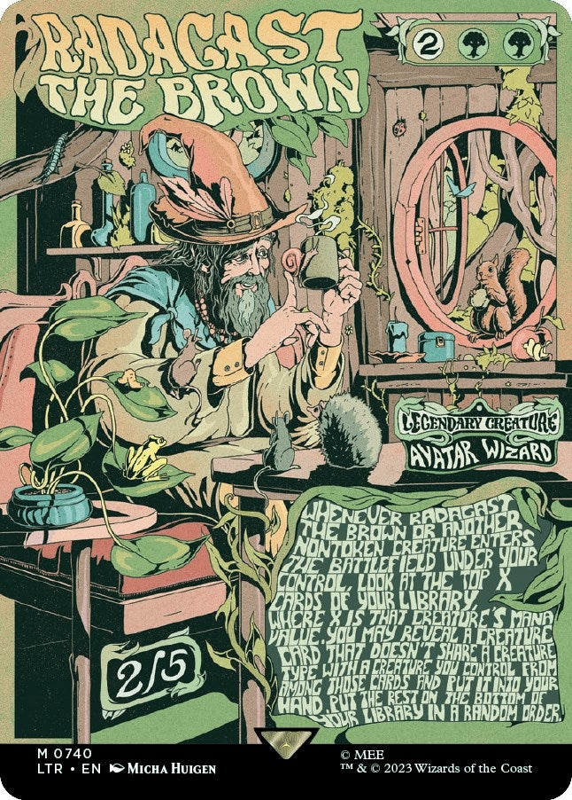 Radagast the Brown Borderless Poster (740) [LTR]