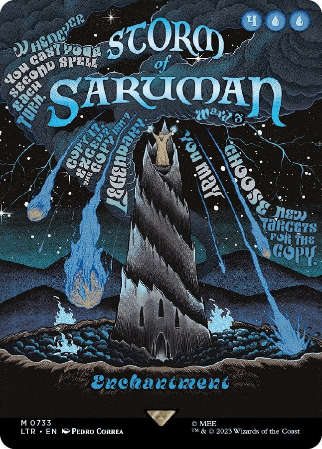 Storm of Saruman Borderless Poster (733) [LTR]