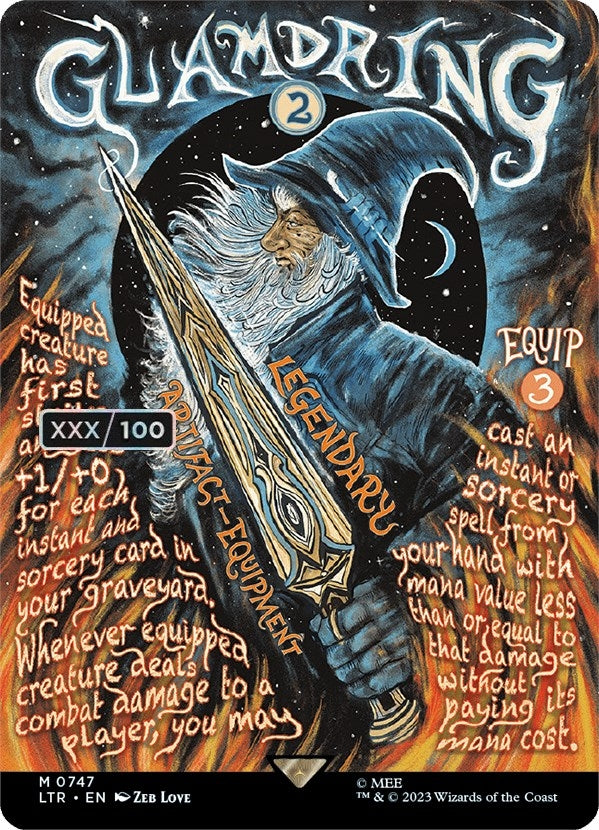 Glamdring Borderless Poster Serial Numbered (747) [LTR]