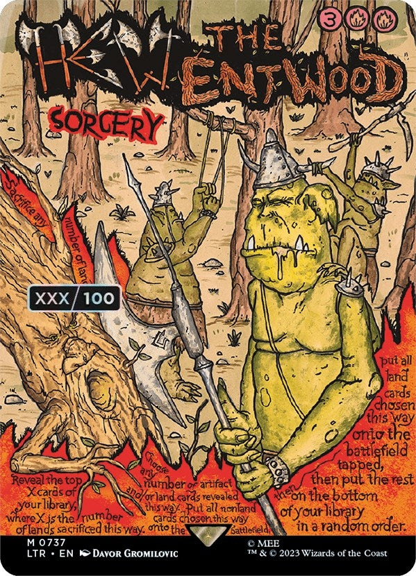 Hew the Entwood Borderless Poster Serial Numbered (737) [LTR]