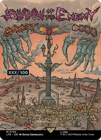 Shadow of the Enemy Borderless Poster Serial Numbered (735) [LTR]