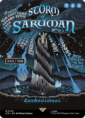 Storm of Saruman Borderless Poster Serial Numbered (733) [LTR]