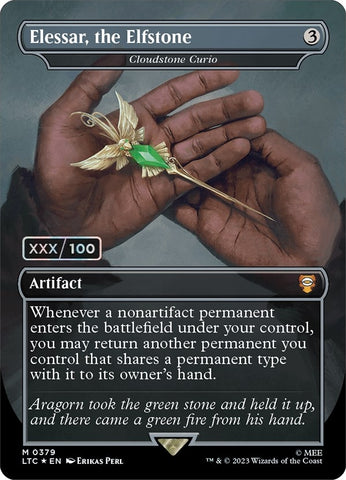 Elessar the Elfstone Cloudstone Curio Serial Numbered (379) [LTC]