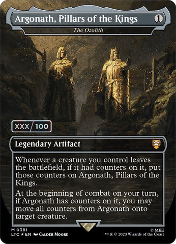 Argonath Pillars of the Kings The Ozolith Serial Numbered (381) [LTC]