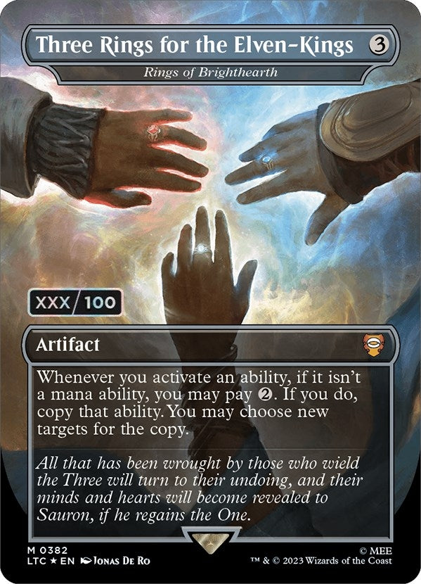 Three Rings for the Elven Kings Rings of Brighthearth Serial Numbered (382) [LTC]