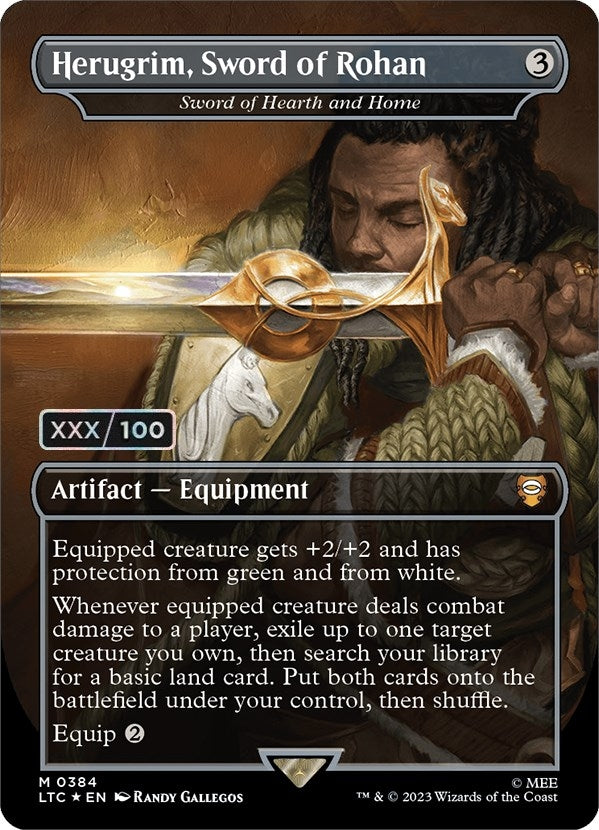 Herugrim Sword of Rohan Sword of Hearth and Home Serial Numbered (384) [LTC]