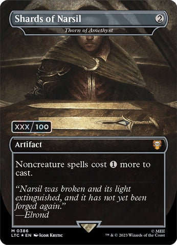 Shards of Narsil Thorn of Amethyst Serial Numbered (386) [LTC]