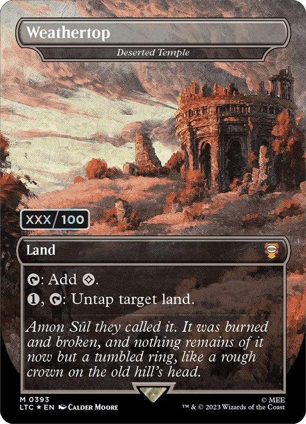Weathertop Deserted Temple Serial Numbered (393) [LTC]