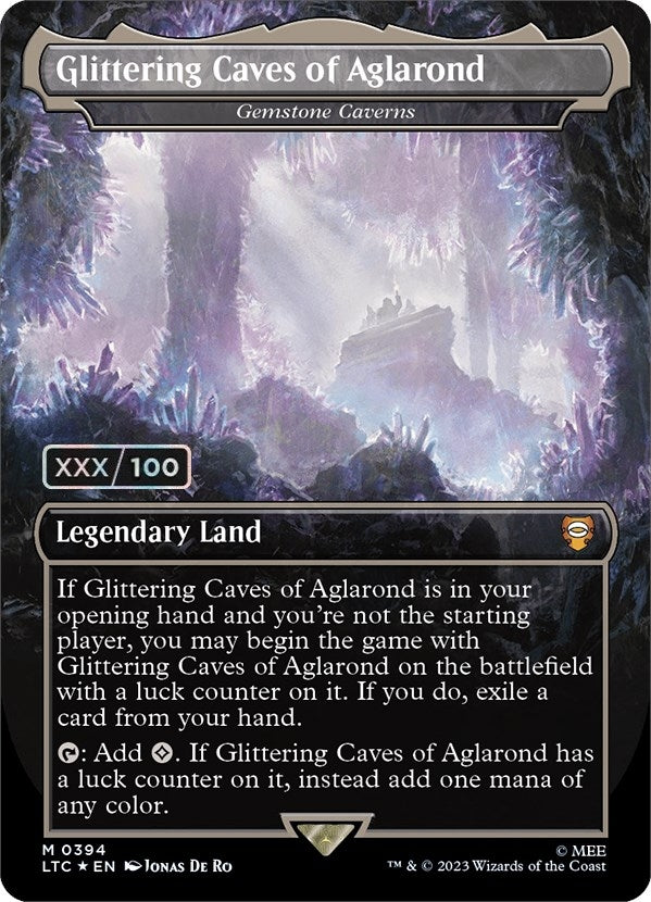 Glittering Caves of Aglarond Gemstone Caverns Serial Numbered (394) [LTC]