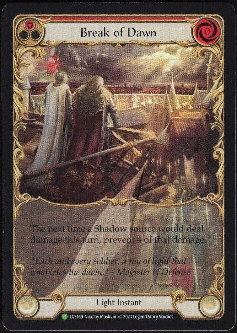 Image for Break of Dawn (Red) - LGS169 [Flesh and Blood: Promo Cards]