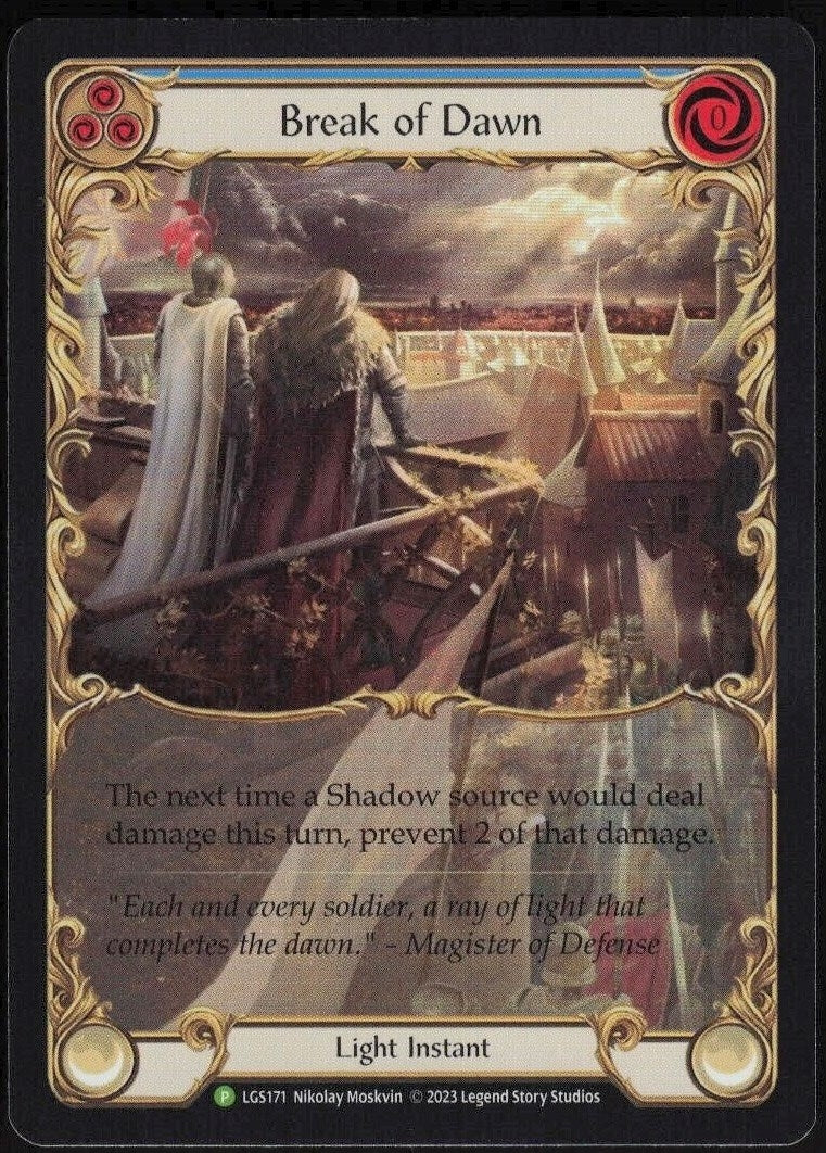 Image for Break of Dawn (Blue) - LGS171 [Flesh and Blood: Promo Cards]