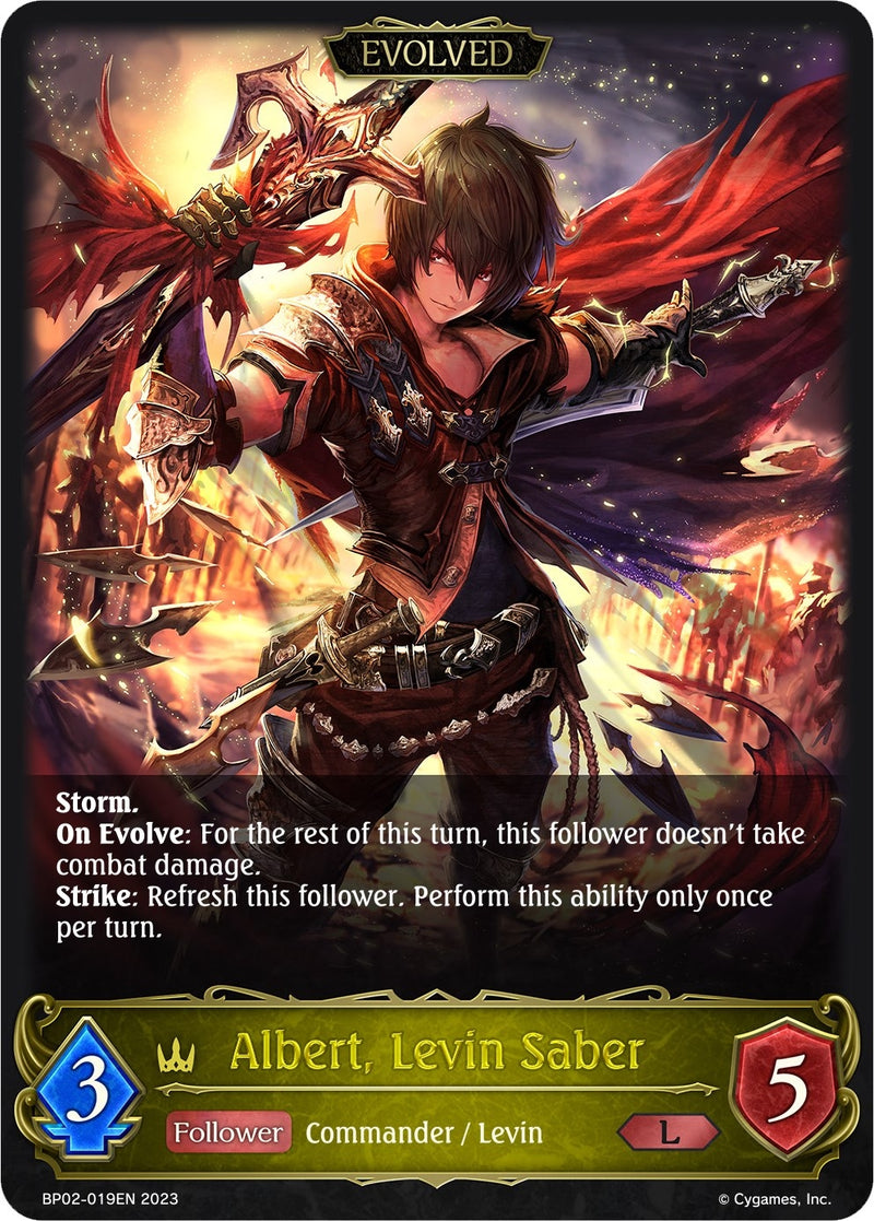 Albert Levin Saber Evolved (BP02-019EN) [BP02]