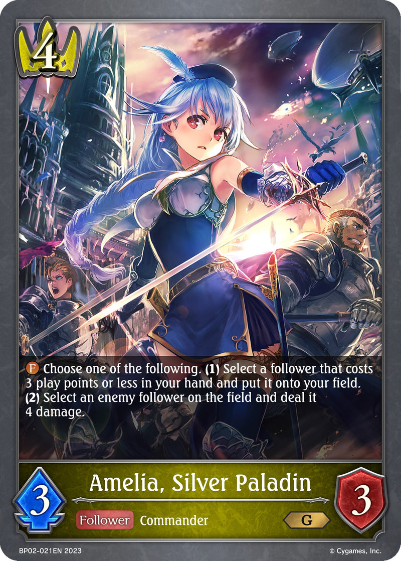 Amelia Silver Paladin (BP02-021EN) [BP02]