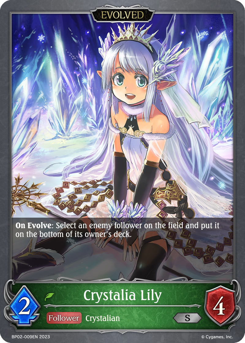 Crystalia Lily Evolved (BP02-009EN) [BP02]