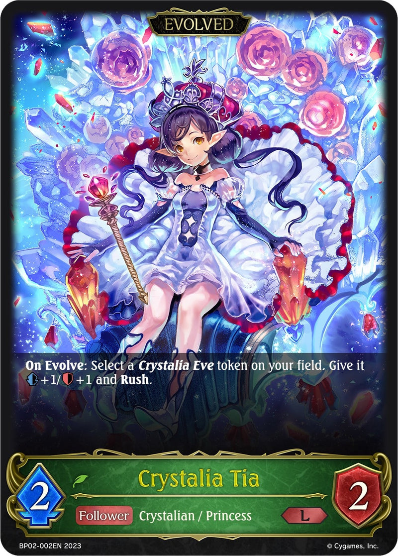 Crystalia Tia Evolved (BP02-002EN) [BP02]